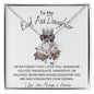 Bad Ass Daughter - Love Knot Necklace