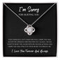 I Love You Forever and Always - Love Knot Necklace