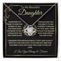My Beautiful Daughter - Love Knot Necklace