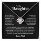Daughter -Love Knot - Straighten Your Crown - Gift For Her