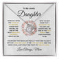 Lovely Daughter- Love Knot Necklace