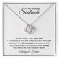Stunning Soulmate - I Love You- Love Knot Necklace