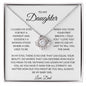 My Baby Girl - Daughter - Love Knot Necklace
