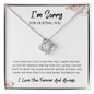 I'm Sorry For Hurting You - Love Knot Necklace