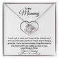 To My Mommy - Love, Your Tummy - Love Knot Necklace