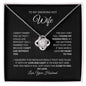 Smoking Hot Wife - Love Knot Necklace