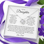 My Baby Girl - Daughter - Love Knot Necklace