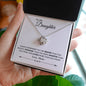 To My Daughter - Love Knot Necklace