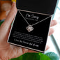 I Love You Forever and Always - Love Knot Necklace