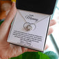 To My Mommy - Love, Your Tummy - Love Knot Necklace