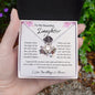 I Love You Always and Forever - Daughter - Love Knot Necklace