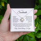 To My Soulmate - My Heart Belongs To You - Love Knot Necklace