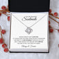 Stunning Soulmate - I Love You- Love Knot Necklace