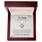 I'm Sorry For Hurting You - Love Knot Necklace
