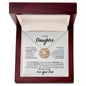 Daughter - Straighten Your Crown - Love Knot Necklace
