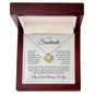 To My Soulmate - My Heart Belongs To You - Love Knot Necklace