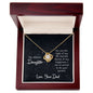 Daughter- You Are The Light Of MY Life, Love Dad - Love Knot Necklace