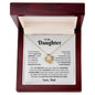 Daughter - I Love You Forever - Love Knot Necklace