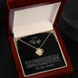 To My Wife - I Love You- Love Knot Necklace