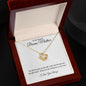 To My Amazing Bonus Mother - Love Knot Necklace