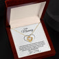 To My Mommy - Love, Your Tummy - Love Knot Necklace