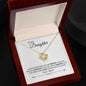 To My Daughter - Love Knot Necklace