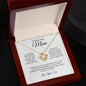 To My Loving Mom - Love Knot Necklace