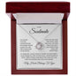 To My Soulmate - My Heart Belongs To You - Love Knot Necklace