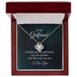 To My Girlfriend - You Are Perfect- Love Knot Necklace