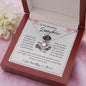 I Love You Always and Forever - Daughter - Love Knot Necklace