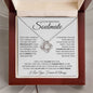 To My Beautiful Soulmate - You Are The Most Precious Gift - Love Knot Necklace