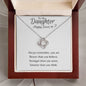 Daughter Sweet 16- Love Knot Necklace
