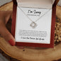 I'm Sorry - Love Knot Necklace