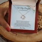 Daughter - On Your Pregnancy- Love Knot Necklace - Mom-To-Be, Mother's Day