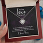 Love Of My Life - Love Knot Necklace