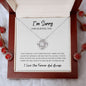 I'm Sorry - Love Knot Necklace