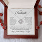 To My Soulmate - My Heart Belongs To You - Love Knot Necklace