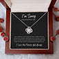 I Love You Forever and Always - Love Knot Necklace