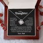 Daughter -Love Knot - Straighten Your Crown - Gift For Her
