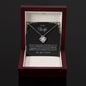 To My Wife - I Love You- Love Knot Necklace