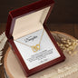 Daughter - Never Forget That I Love You - Interlocking Hearts Necklace