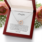 To My Daughter - Interlocking Hearts Necklace
