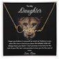 To My Daughter - I Believe In You - Signature Name Necklace