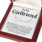 To My Girlfriend Signature Style Name Necklace