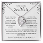 To My Beautiful Soulmate - Forever Love Necklace