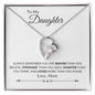 To My Daughter - Forever Love Necklace