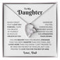 Daughter - I Believe in You- Forever Love Necklace