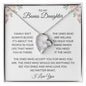 Bonus Daughter - Family - Forever Love Necklace