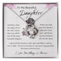 I Love You Always and Forever- Daughter - Forever Love Necklace