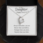 Daughter - Happy Sweet 16- Forever Love Necklace